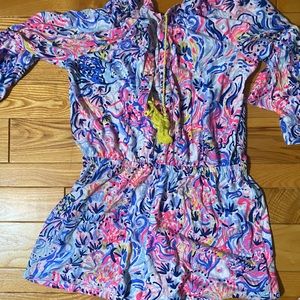 Lilly Pulitzer Romper 3/4 sleeves